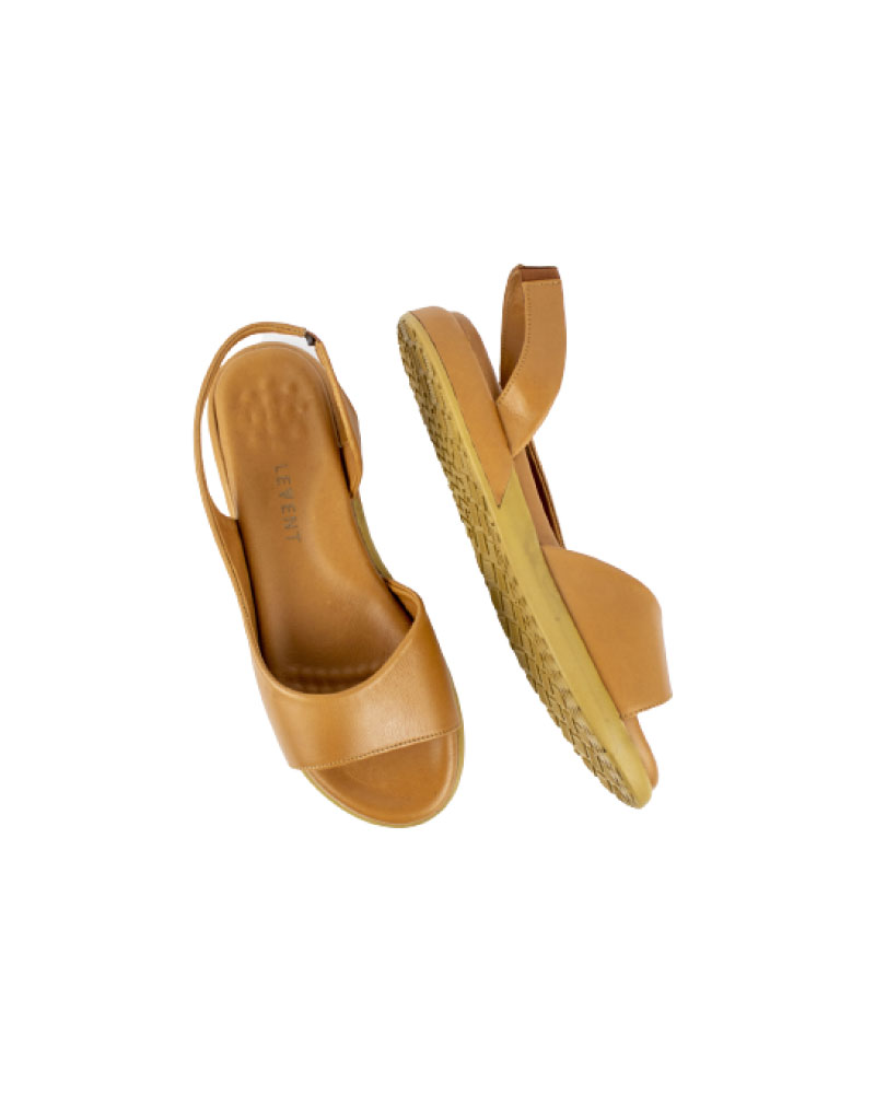 CR69-209.Tan-(2) Casual sandal For Women - Image 1