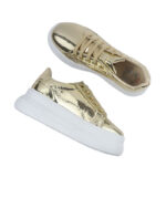 Casual Metallic Leather Fashion Sneaker For Women - Image 10