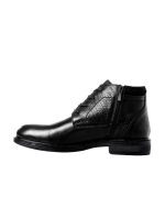 Genuine Leather Lace Up Half Boot - Image 3
