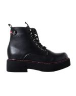 Platform Leather Chunky Boot - Image 6