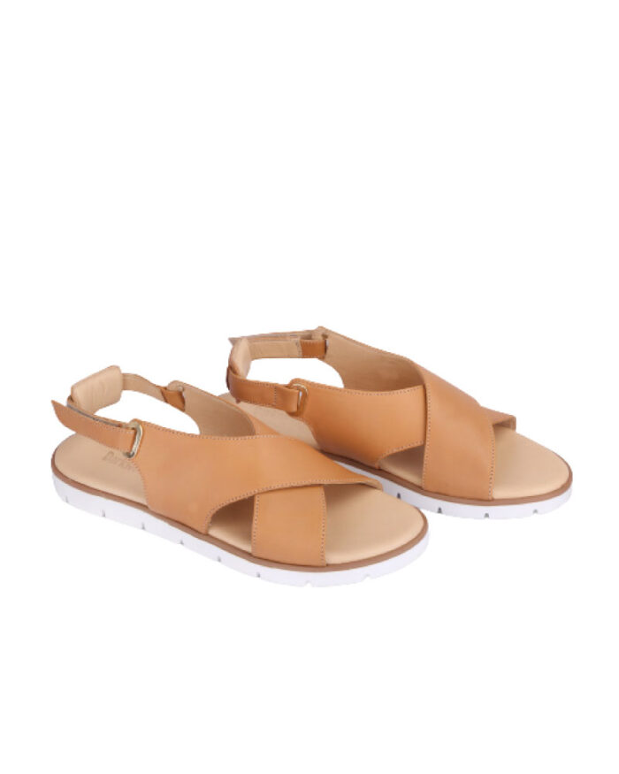 Genuine Leather Flat Sandal - Image 1
