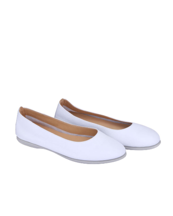Genuine Leather Flat Ballerina - Image 1