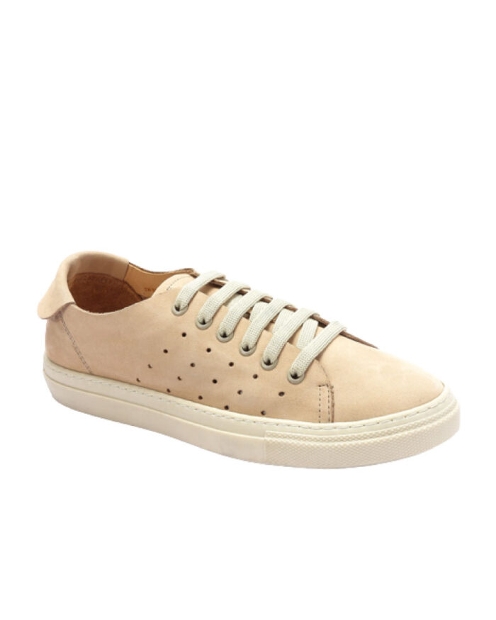 Genuine Leather Patterned Sneakers - Image 1