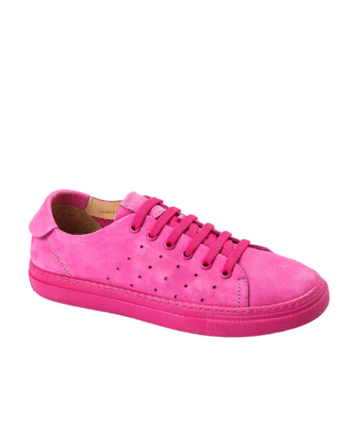 Genuine Leather Patterned Sneakers - Image 1