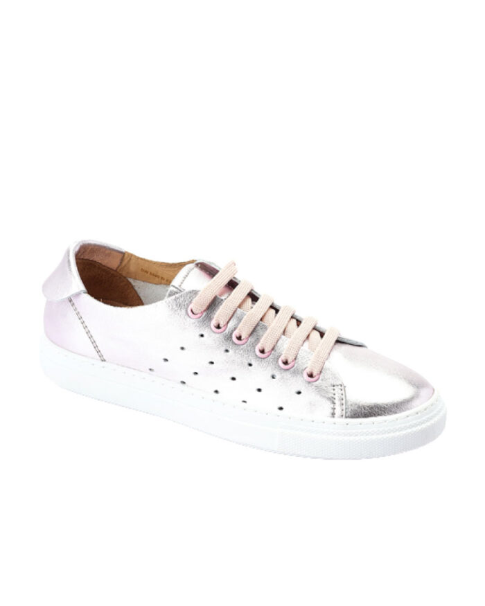 Genuine Leather Patterned Sneakers - Image 1