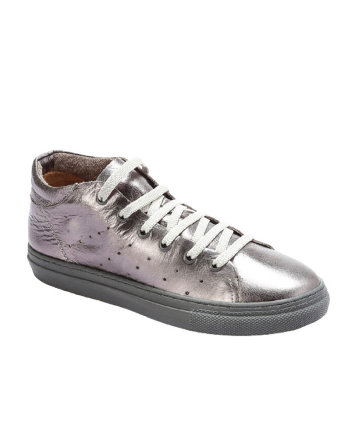 Genuine Leather Half Fashion Sneakers - Image 1