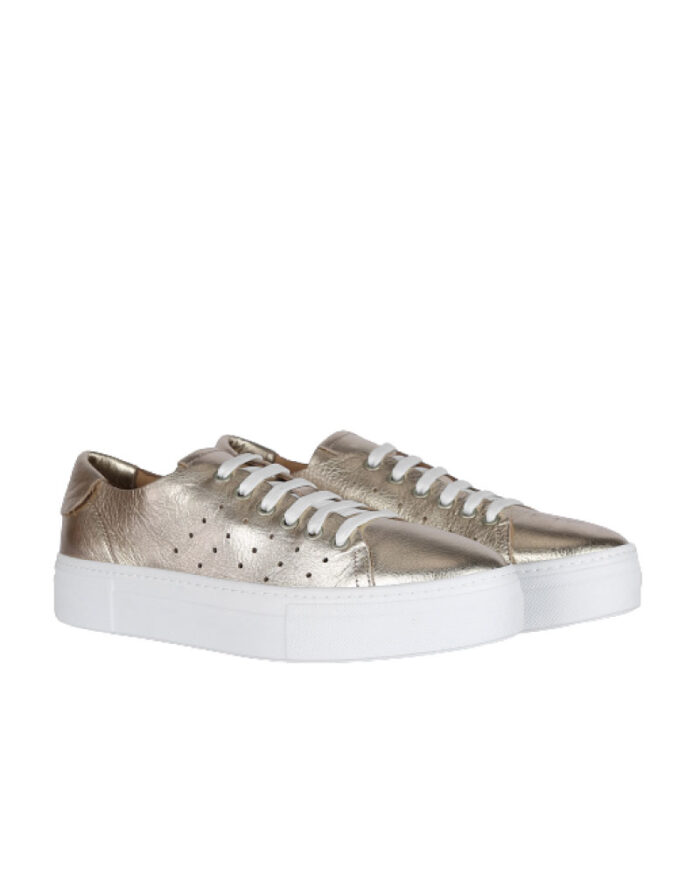 Genuine Leather Platform Sneaker - Image 1