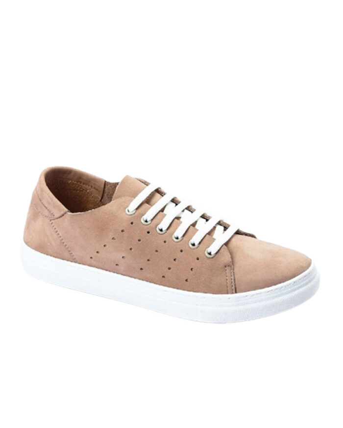 Genuine Leather Patterned Sneakers - Image 1