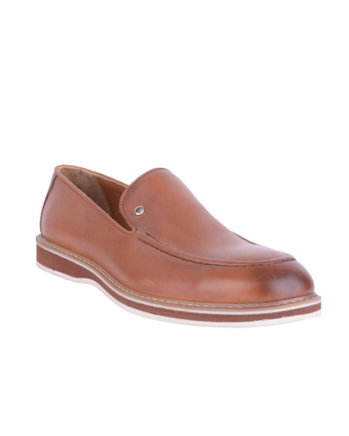 Genuine Leather Classic Slip On Shoes For Men - Image 1