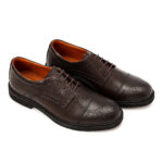 Men's Classic Brogue Cap-Toe Derby Shoes - Image 2