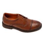 Men's Classic Brogue Cap-Toe Derby Shoes - Image 6
