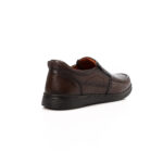 Men's Breathable Perforated Leather Slip-On Shoes - Image 12