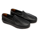 Men's Premium Pebbled Leather Moccasin Loafers