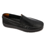 Men's Premium Pebbled Leather Moccasin Loafers - Image 4
