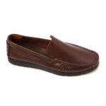 Men's Premium Pebbled Leather Moccasin Loafers - Image 6