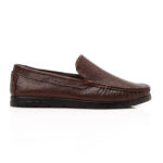 Men's Premium Pebbled Leather Moccasin Loafers - Image 9
