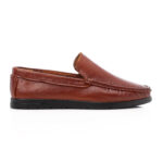 Men's Premium Pebbled Leather Moccasin Loafers - Image 8