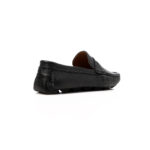 Men's Pebbled Leather Penny Loafers - Image 12