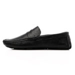 Men's Pebbled Leather Penny Loafers - Image 15
