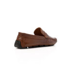 Men's Pebbled Leather Penny Loafers - Image 10